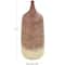 20" Copper Metal Distressed Textured Ombre Vase